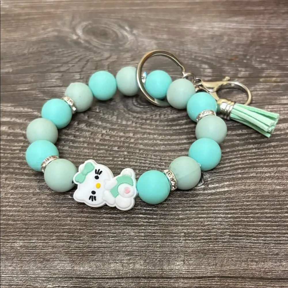 Hello Kitty Bracelet‎ with Wristlet And Keychain